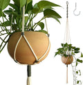 Macrame Plant Hanger Polyester Rope 42 Inch Outdoor Indoor Adjustable Hanging by LETBE