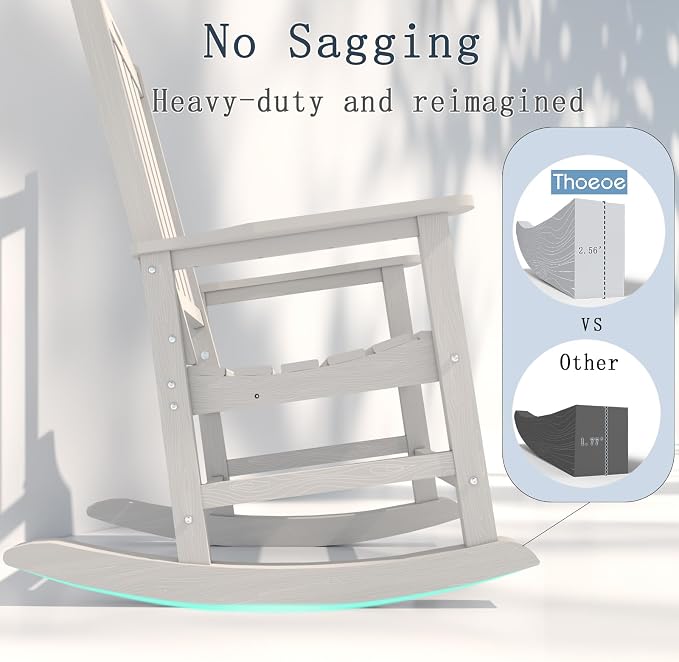 Oversized Rocking Chair, Outdoor Rocking Chair - Image 8