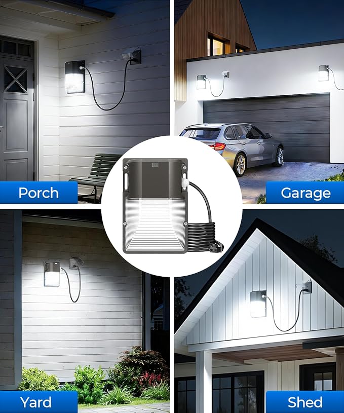 CINOTON 30W Plug in LED Wall Pack Light - Image 7
