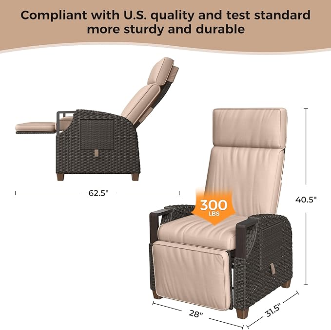 Grand patio Outdoor Recliner - Image 2