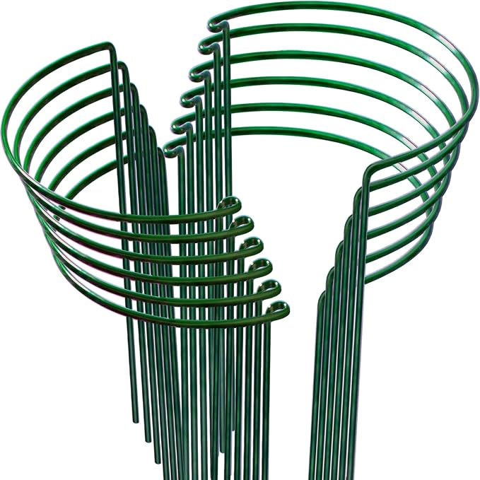 LEOBRO 12PCS Plant Supports, Peony Cages and Supports, Plant Stakes, Plant by LEOBRO