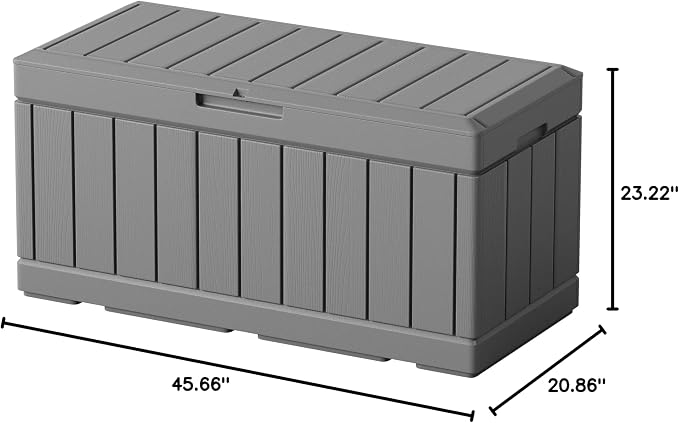 Greesum Outdoor Storage Box 82 Gallon Storage Bin - Image 8