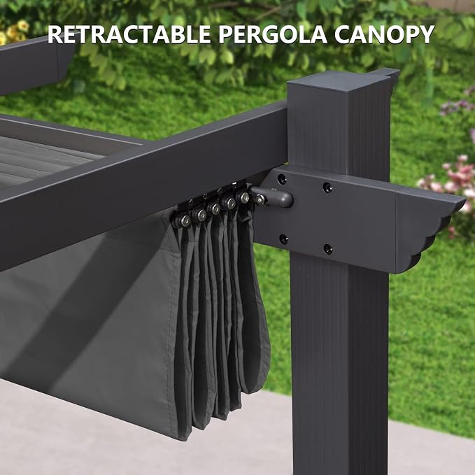 Pergola Shade Cover Replacement Canopy Top Compatible - Image 8