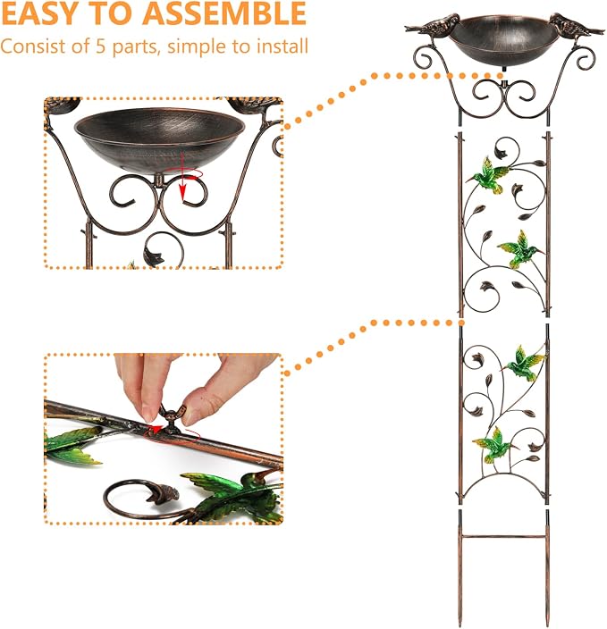 SUNNYPARK Antique Garden Iron Trellis - Image 3