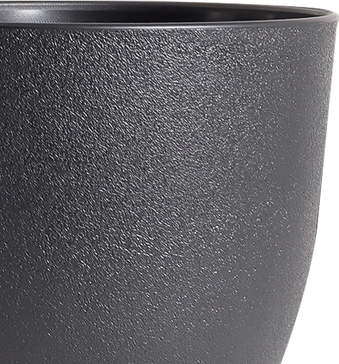10/9/8 inch Medium Plant Pots, 3 Pack Modern Decorative Plastic Planters - Image 5