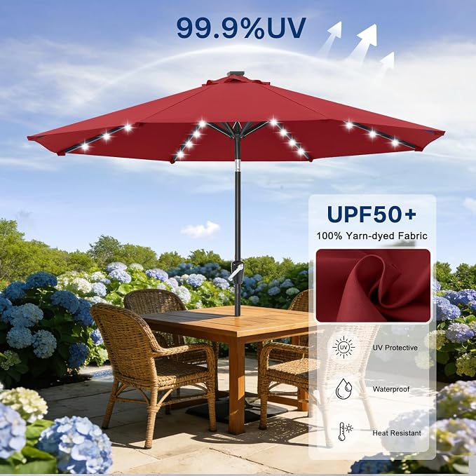 ABCCANOPY Durable Solar Led Patio Umbrellas - Image 5