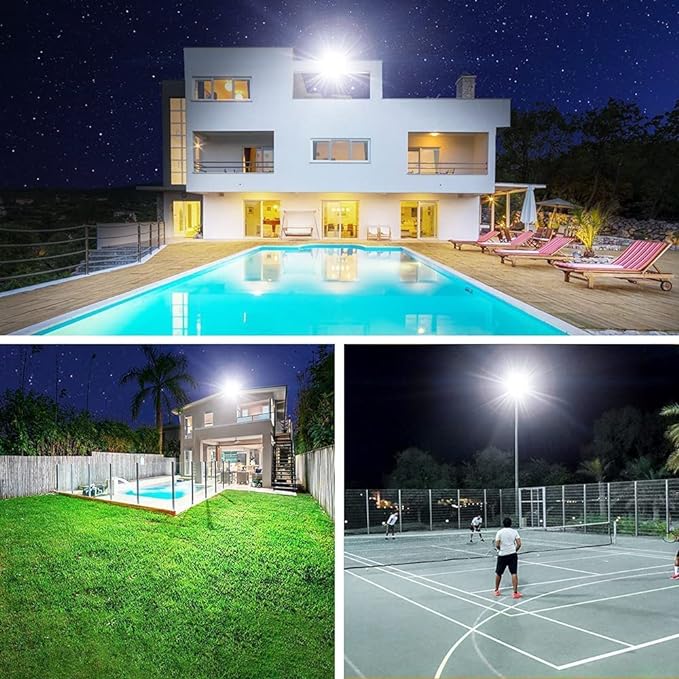 500W LED Flood Light Outdoor, 2750W Equivalent Super Bright FloodLight - Image 6