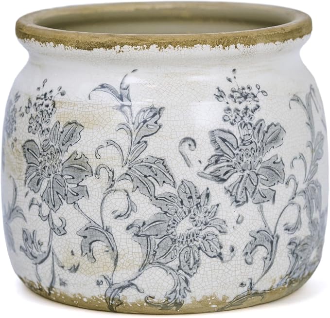Ceramic Pot for Planter, Vintage Flower Pot by Dosayes