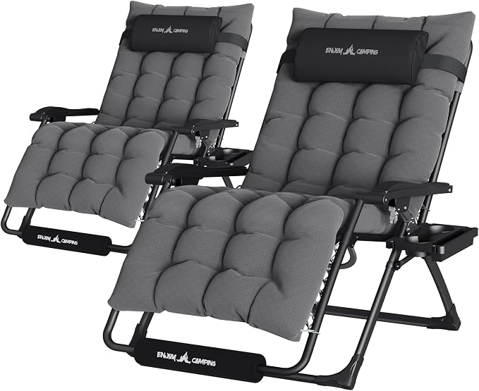 UDPATIO Oversized Zero Gravity Chair 33In XXL Patio Reclining Chair by UDPATIO