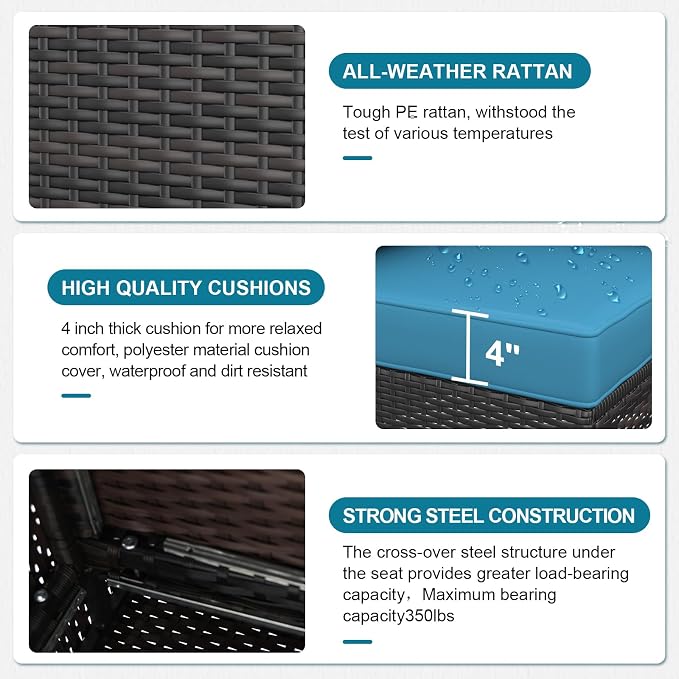 8-Piece Patio Furniture Set - Image 3