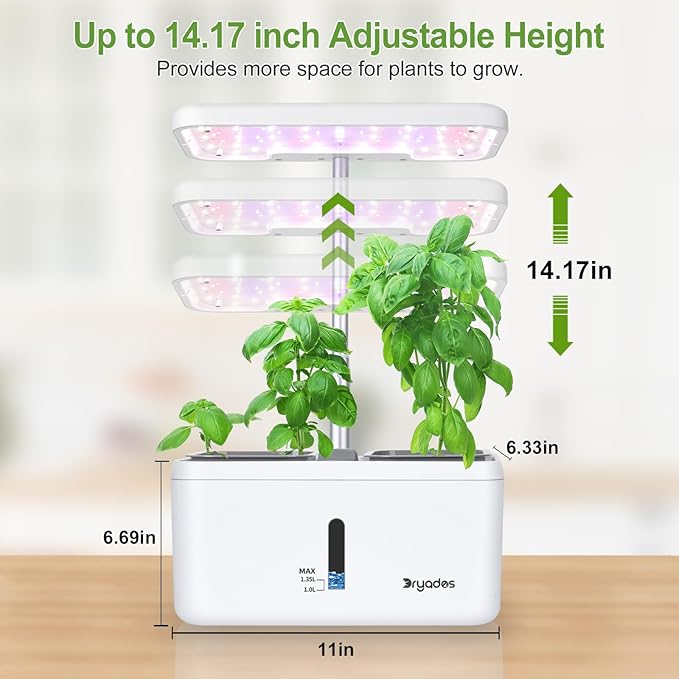 Indoor Garden System 19 Watt LED Growing Light Upgrade 2 Self-Watering - Image 7