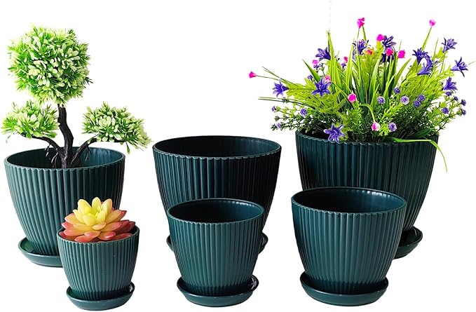7.5/6.5/5.5/4.9/4.2/3.5 Inch Plant Pots by RooTrimmer