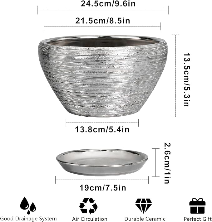 Pot for Plants 9 Inch - Image 3