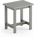 LUE BONA Outdoor Side Table, HDPS Small Outdoor Table, Rectangle Adirondack by LUEBONA