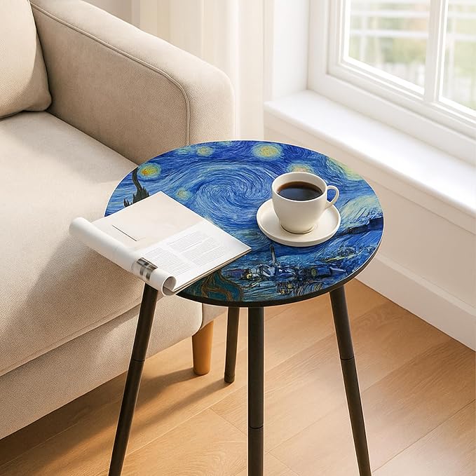 Outdoor Side Table Set of 2 Patio Side Tables - Image 4