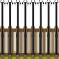 AILBTON 4.8Ft String Light Poles 8 Pack, Light Poles by AILBTON