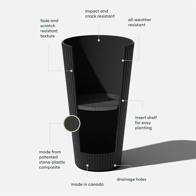 Veradek Demi Series Tall Planter - Image 2