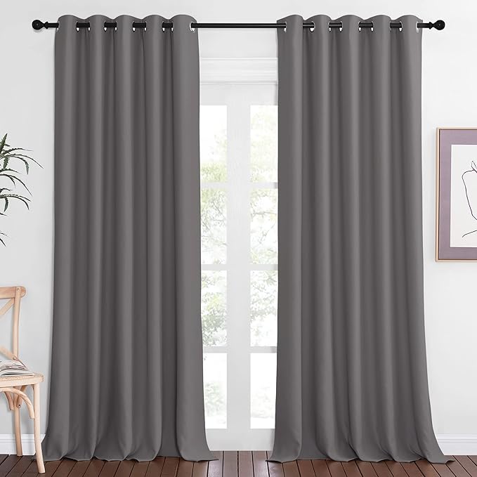 NICETOWN Blackout 118 inch Long Curtain by NICETOWN