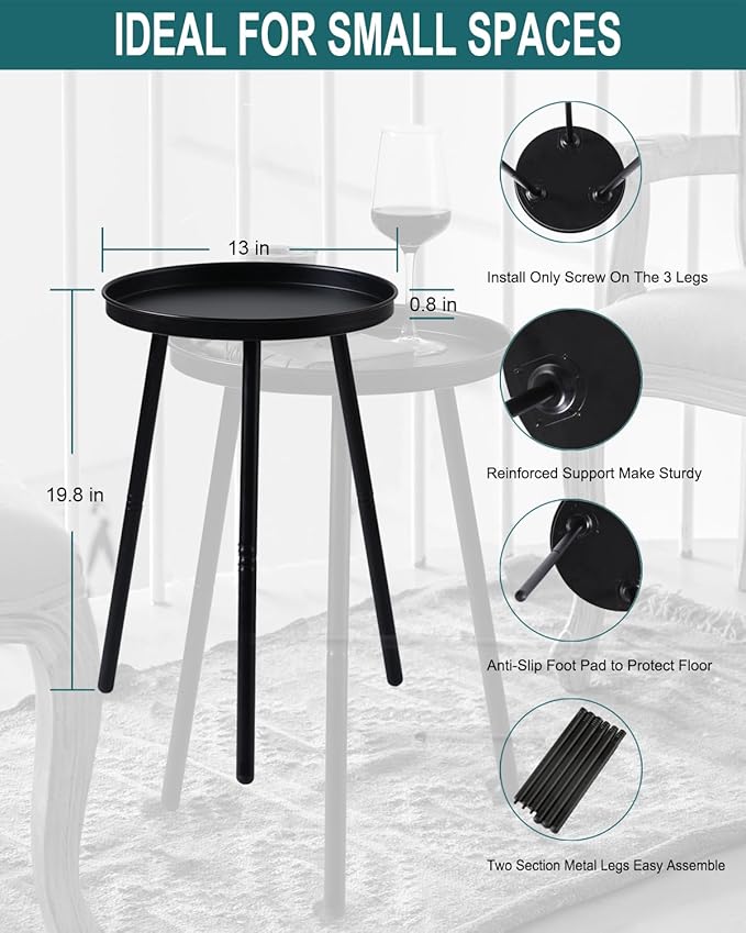 AOJEZOR Side Table: End Table for Any Room - Image 2
