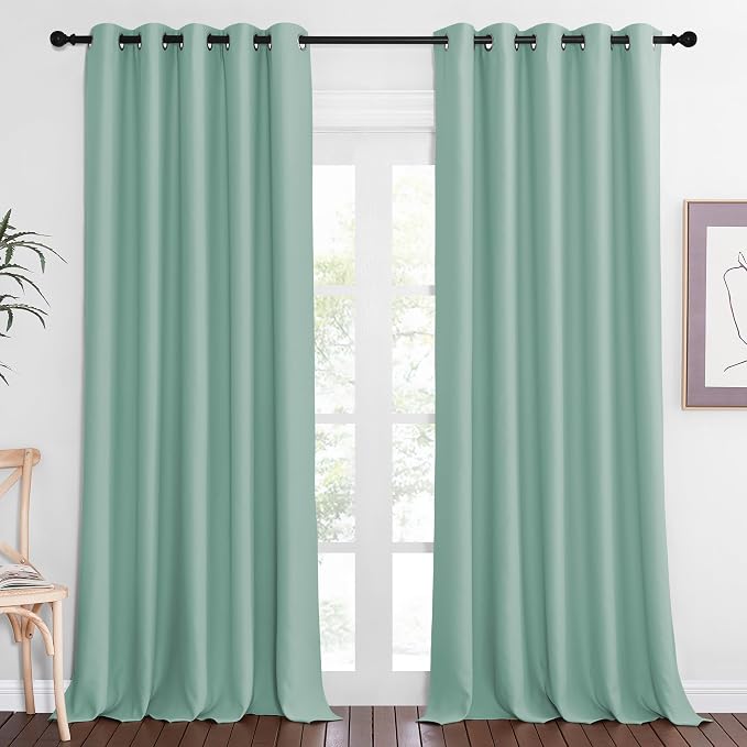 NICETOWN Blackout Curtains 84 Inch Length, Thermal Insulated Curtains by NICETOWN