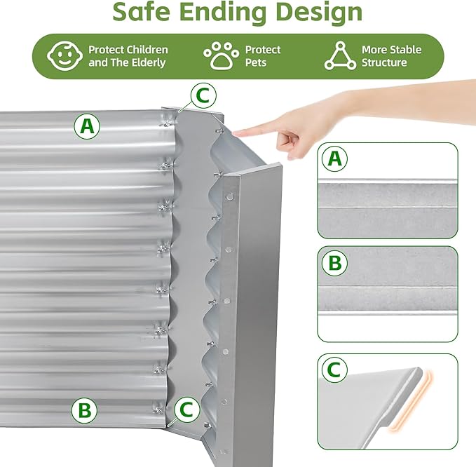 8x2x2ft Raised Garden Bed - Image 4