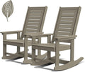 GREENVINES Outdoor Rocking Chairs | Set of 2 | Porch Rocker | HDPE Plastic | by GreenVines