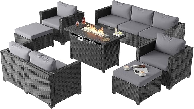 Aoxun 7 Piece Patio Furniture Set - Image 8