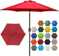 Blissun 7.5 ft Patio Umbrella, Yard Umbrella, Outdoor Market Umbrella by Blissun