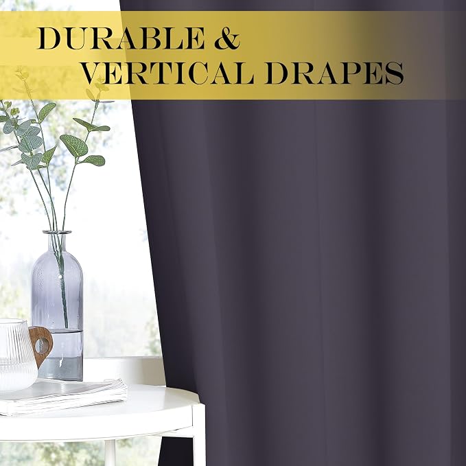 NICETOWN Sliding Door Curtain 108 Inches Long - Image 3