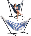 SUNCREAT 2-in-1 Convertible Free Standing Hammock by SUNCREAT