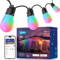 NEEWER 48ft Outdoor String Lights, App Control Smart AI RGBW Hanging Outside by Neewer