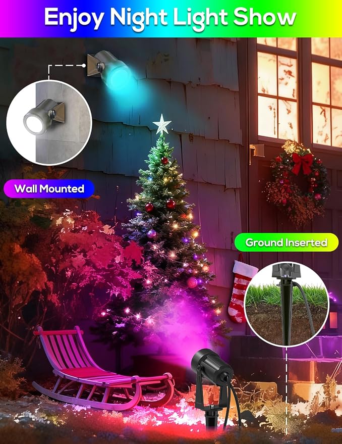 ZYAN Solar Color Changing RGB Spotlights - Image 9