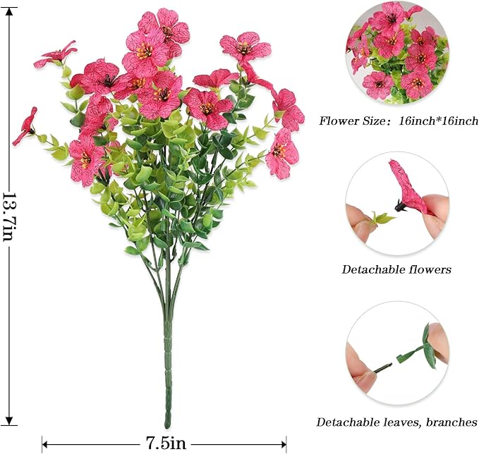 AGIRL 16 Bundles Artificial Flowers - Image 3