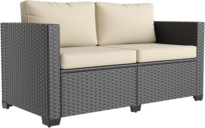 Aoxun 1 Piece Patio Furniture Set 2 Seats by Aoxun
