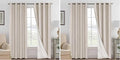 H.VERSAILTEX Blackout Curtains, Linen Curtains 108 inches Long 100% Black Out by HVERSAILTEX