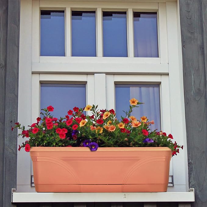 Southern Patio 36 Inch Rectangular Plastic Medallion Hanging Windowsill and - Image 6