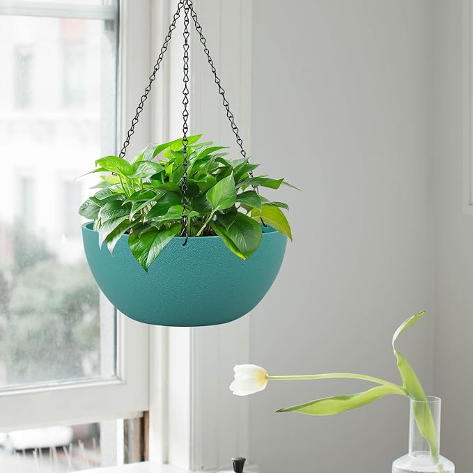 10 inch Hanging Planters for Outdoor Indoor Plants - Image 5