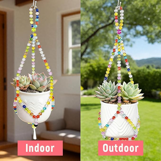 2 Pack Macrame Plant Hangers - Image 4