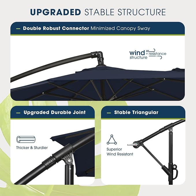 wikiwiki 10ft Patio Umbrella - Image 4