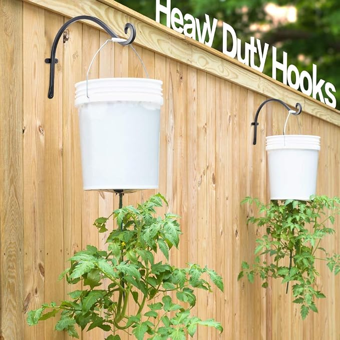 Qiang Ni Bird Feeder Hanger: 12-Inch Wall-Mounted Plant Bracket Outdoor - Image 6