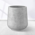 Kante 15.3" Dia Round Concrete Planter, Outdoor Indoor Large Plant Pots by Kante