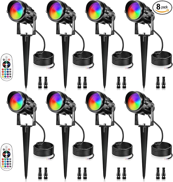 12W RGBW Color Changing Landscape Lights by LemonBest