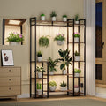 Plant Stand Indoor with Grow Lights 11 Tiered Wood Indoor Plant Shelf 62" Tall by Unknown