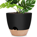 12 inch Large Self Watering Plant Pots, Flower Pots Planters by AFamilyofGardenLovers