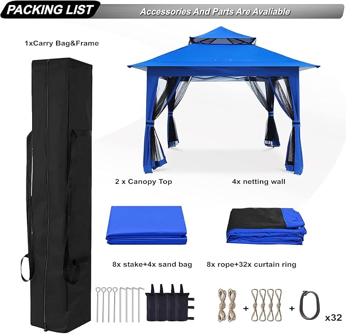 ABCCANOPY Pop Up Gazebo 13x13 - Image 5