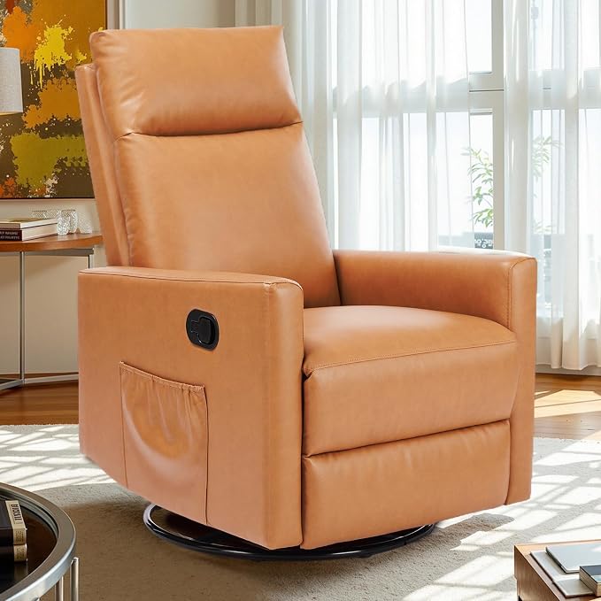 Sweetcrispy Recliner Chair, 360 Swivel Rocker Chair - Image 3