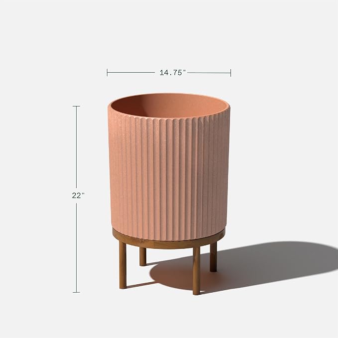 Veradek Demi Series Round Planter w/Stand - Image 3