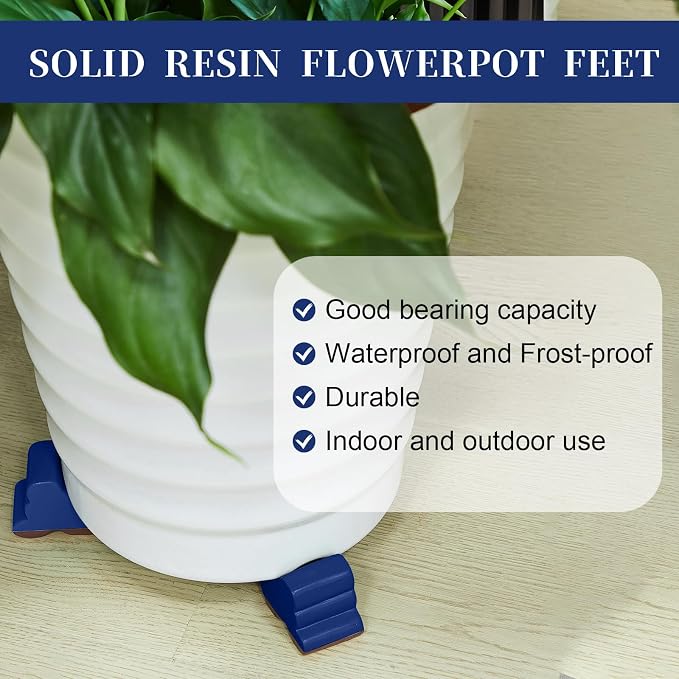 Kigeli 6 Pcs Resin Garden Pot Feet - Image 5