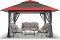CROWN SHADES 13x13 Pop Up Gazebo, Canopy Tent, Gazebos on Clearance by CrownShades