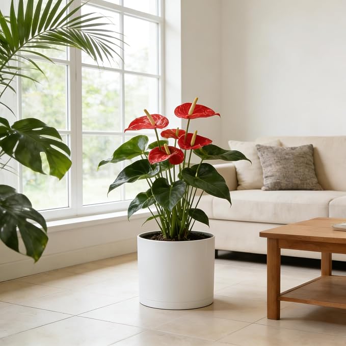 10 Inch Round Plastic Plant Pot - Image 6